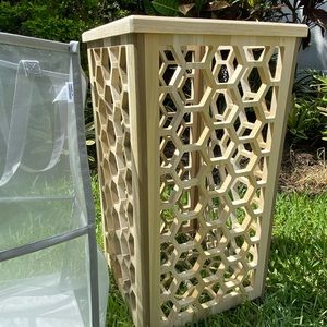 Handmade Honeycomb Laundry Basket
